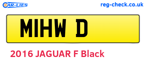 M1HWD are the vehicle registration plates.