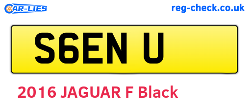 S6ENU are the vehicle registration plates.