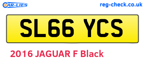 SL66YCS are the vehicle registration plates.