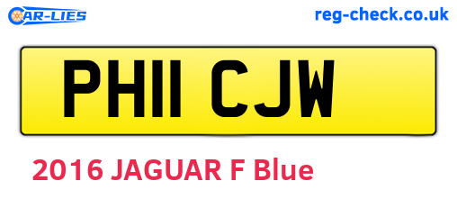 PH11CJW are the vehicle registration plates.