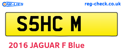 S5HCM are the vehicle registration plates.