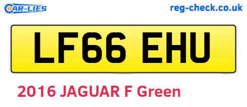 LF66EHU are the vehicle registration plates.
