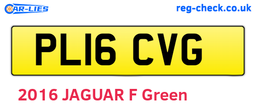 PL16CVG are the vehicle registration plates.
