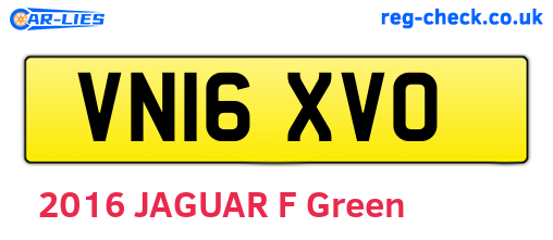 VN16XVO are the vehicle registration plates.
