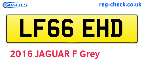 LF66EHD are the vehicle registration plates.