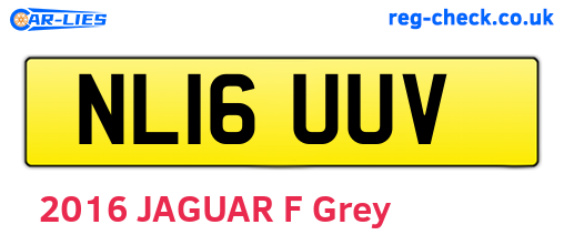 NL16UUV are the vehicle registration plates.