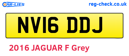 NV16DDJ are the vehicle registration plates.