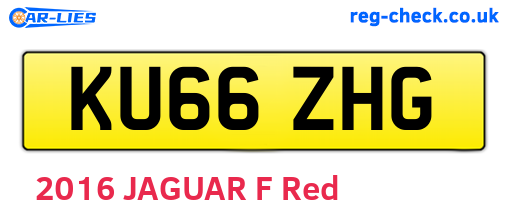 KU66ZHG are the vehicle registration plates.