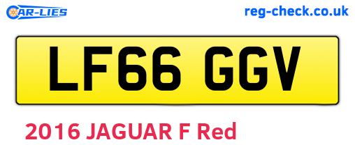 LF66GGV are the vehicle registration plates.