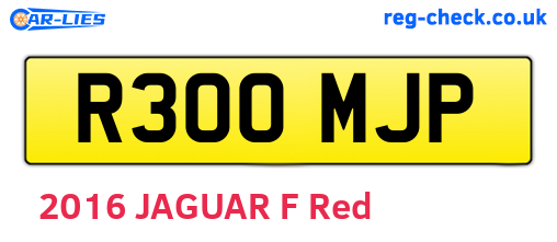 R300MJP are the vehicle registration plates.