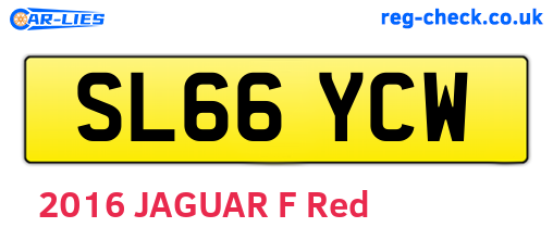 SL66YCW are the vehicle registration plates.