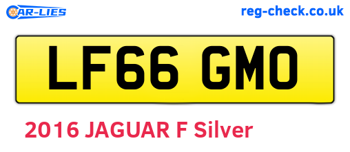 LF66GMO are the vehicle registration plates.