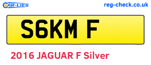 S6KMF are the vehicle registration plates.