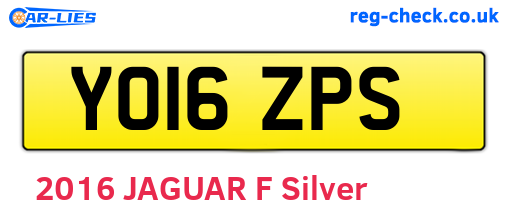 YO16ZPS are the vehicle registration plates.