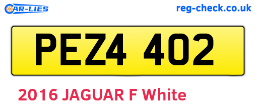 PEZ4402 are the vehicle registration plates.
