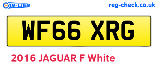 WF66XRG are the vehicle registration plates.