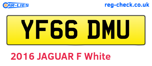 YF66DMU are the vehicle registration plates.
