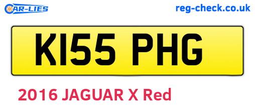 K155PHG are the vehicle registration plates.