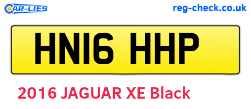 HN16HHP are the vehicle registration plates.