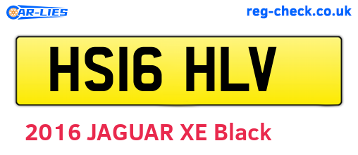HS16HLV are the vehicle registration plates.