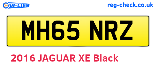 MH65NRZ are the vehicle registration plates.