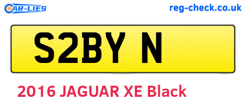 S2BYN are the vehicle registration plates.