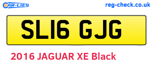 SL16GJG are the vehicle registration plates.