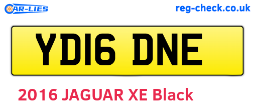 YD16DNE are the vehicle registration plates.