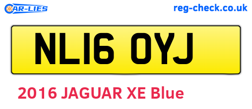 NL16OYJ are the vehicle registration plates.