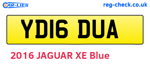 YD16DUA are the vehicle registration plates.