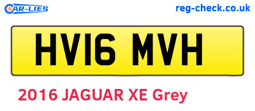 HV16MVH are the vehicle registration plates.