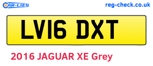 LV16DXT are the vehicle registration plates.