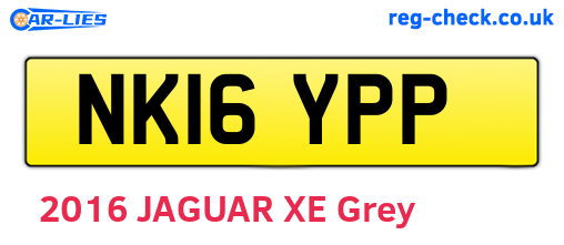 NK16YPP are the vehicle registration plates.