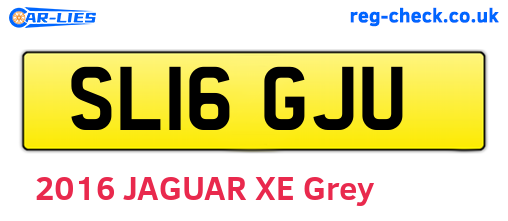 SL16GJU are the vehicle registration plates.