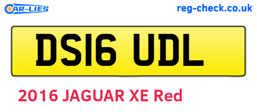 DS16UDL are the vehicle registration plates.