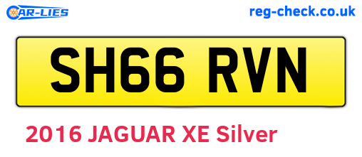 SH66RVN are the vehicle registration plates.