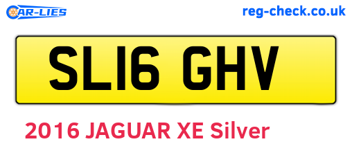 SL16GHV are the vehicle registration plates.