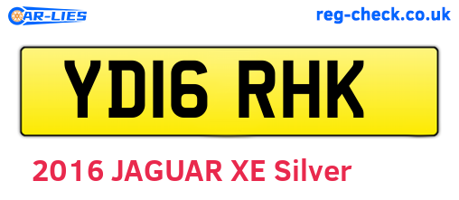 YD16RHK are the vehicle registration plates.