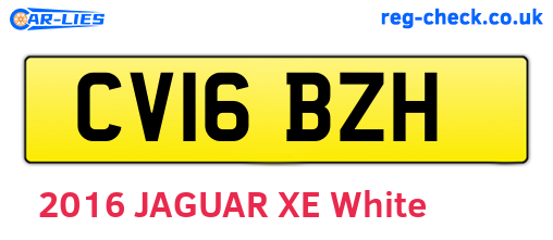 CV16BZH are the vehicle registration plates.
