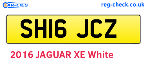 SH16JCZ are the vehicle registration plates.