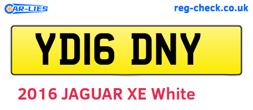 YD16DNY are the vehicle registration plates.