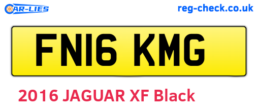FN16KMG are the vehicle registration plates.