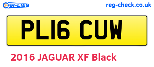 PL16CUW are the vehicle registration plates.