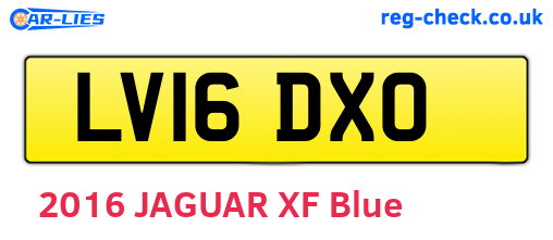 LV16DXO are the vehicle registration plates.