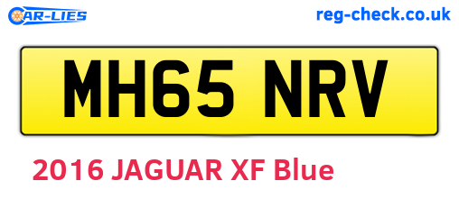 MH65NRV are the vehicle registration plates.