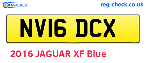 NV16DCX are the vehicle registration plates.