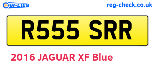 R555SRR are the vehicle registration plates.