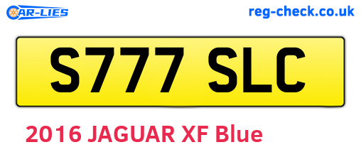 S777SLC are the vehicle registration plates.