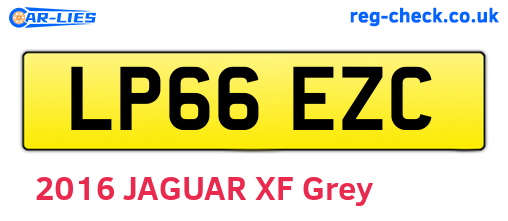LP66EZC are the vehicle registration plates.