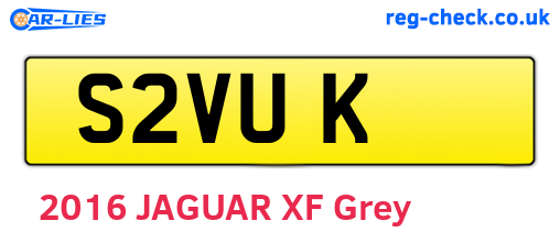 S2VUK are the vehicle registration plates.